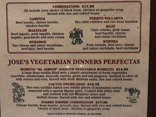 Menu photo 2 Jose's Mexican Cantina New Providence, NJ
