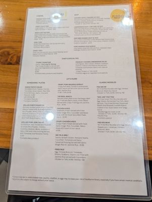 Menu photo 1 Plern Thai Cafe Lake Forest, CA Menu photo 1 Plern Thai Cafe Lake Forest, CA