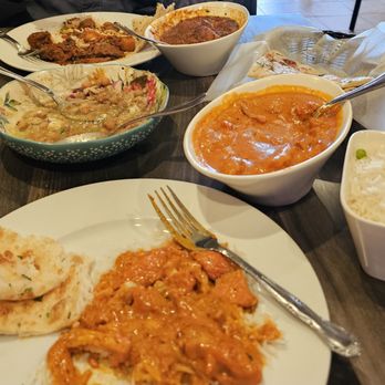 Bombay Bites - Samosa Chat for the appetizer and the best Butter Chicken ever! - Indian Near Me - Centreville, Virginia