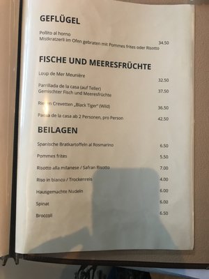 Menu photo 1 Grotto Reale Zürich, ZH Menu photo 1 Grotto Reale Zürich, ZH