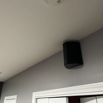 Avolutions - Rear Surround Speakers(Wires hidden in ceiling) - Home Theatre Installation Near Me