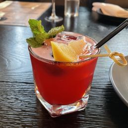 Blackberry bourbon smash Blackberry bourbon smash
