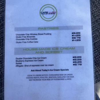 Cafe Lush - Menu - Cafes Near Me - Albuquerque, New Mexico