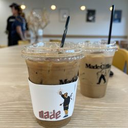 Cereal oat latte and dirty horchata latte