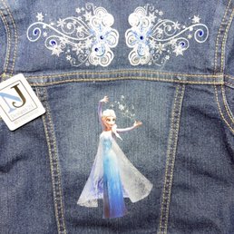 Custom Jean jacket w/bling!