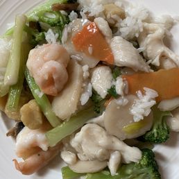 Shrimp & Vegetables snd Chicken & vegetable