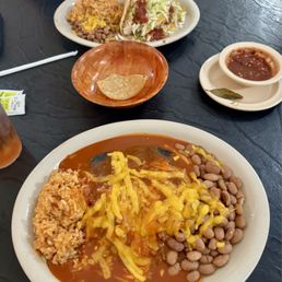 Blue Corn Enchilada Dinner