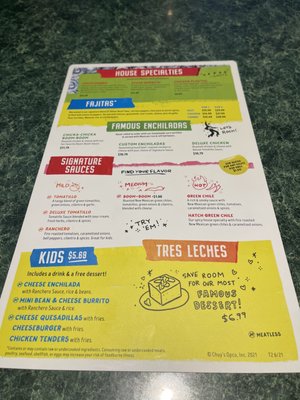 Menu photo 3 Chuy's Katy, TX