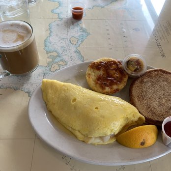 Hudson Point Cafe - Seafood omelet and cappuccino- all yummy! - New American Near Me - Port Townsend, Washington Hudson Point Cafe - Seafood omelet and cappuccino- all yummy! - New American Near Me - Port Townsend, Washington