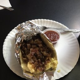 Breakfast Taco with Bacon Breakfast Taco with Bacon