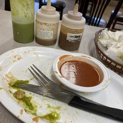 Los Amigos Restaurant - This is proof how good my dish was. All I can tell you if you want a great meal stop by and try a dish and I mean any dish.