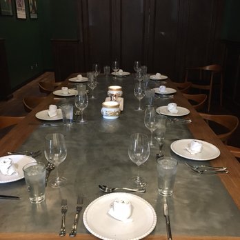 The Crown - a table set for a formal dinner - Bars Near Me - Oklahoma City, Oklahoma