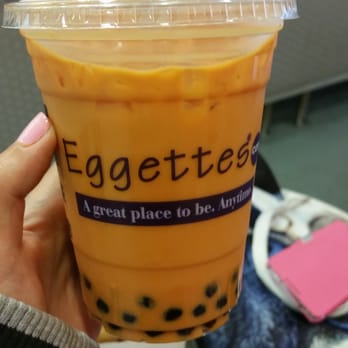 Eggettes - Thai tea with boba - Desserts Near Me - San Francisco, California