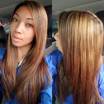 Salon D - First time going this light! I have thick hair, so you this full balayage patterning was an investment of time. Happy tho :) - Hair Salons Near Me - San Francisco, California Salon D - First time going this light! I have thick hair, so you this full balayage patterning was an investment of time. Happy tho :) - Hair Salons Near Me - San Francisco, California
