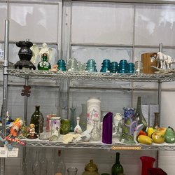 St Vincent De Paul Social Services Office - Antique glass insulators