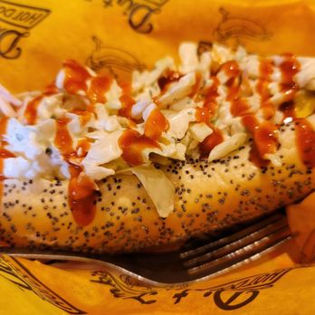 Dirty Frank's Hot Dog Palace - Spicy Slaw Dog - Hot Dogs Near Me - Columbus, Ohio Dirty Frank's Hot Dog Palace - Spicy Slaw Dog - Hot Dogs Near Me - Columbus, Ohio