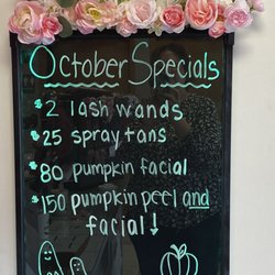 Lash Expressions - October Specials menu