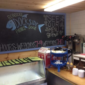 Payne's Dock - a chalkboard in a restaurant - Bars Near Me