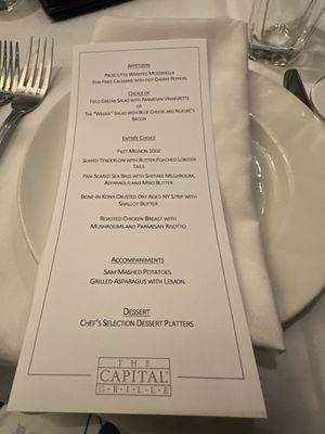 Menu photo 8 The Capital Grille Jacksonville, FL