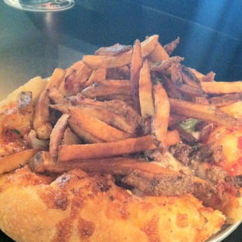 Specific Gravity Pizzeria & Beer Joint - This is the cheeseburger pizza. Comes with fries on top. YUM! - Pizza Near Me - Salisbury, Maryland Specific Gravity Pizzeria & Beer Joint - This is the cheeseburger pizza. Comes with fries on top. YUM! - Pizza Near Me - Salisbury, Maryland