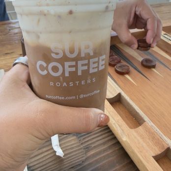 Sur Coffee - Mocha with vanilla foam - Coffee Roasteries Near Me - Laguna Beach, California Sur Coffee - Mocha with vanilla foam - Coffee Roasteries Near Me - Laguna Beach, California