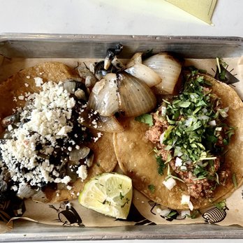 Taco Libre - Mexican truffle taco on the left - Desserts Near Me - West St. Paul, Minnesota Taco Libre - Mexican truffle taco on the left - Desserts Near Me - West St. Paul, Minnesota