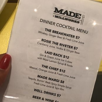 The Wild Chive - Thursday night cocktail menu for May 2018. - Vegan Near Me - Long Beach, California