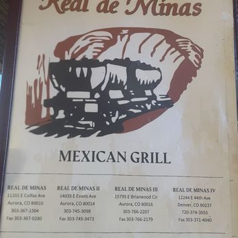 Real de Minas IV - Menu - Mexican Near Me - Denver, Colorado Real de Minas IV - Menu - Mexican Near Me - Denver, Colorado