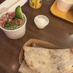 Steak Quesadilla Cilantro Lime Rice Side Steak Quesadilla Cilantro Lime Rice Side