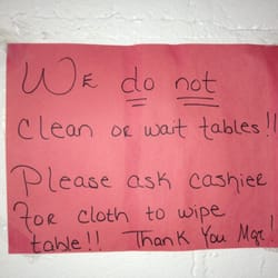 Ward's Fish Market - I can not believe they posted this in their restaurant! Fish is good tho