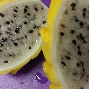 Kinoole Farmer's Market - Inside of Pitaya. Sweet - Farmers Market Near Me - Hilo, Hawaii