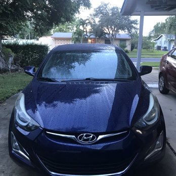 Professional Detailing Service - Rain beading off my wife's car after wax/ sealant - Auto Detailing Near Me Professional Detailing Service - Rain beading off my wife's car after wax/ sealant - Auto Detailing Near Me