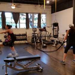 Impact Fitness - A little cardio with the BOSU and Battle Ropes!