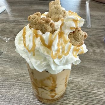 Lucky Brunch - Teddy Bear Iced Latte - Breakfast & Brunch Near Me - Sterling Heights, Michigan Lucky Brunch - Teddy Bear Iced Latte - Breakfast & Brunch Near Me - Sterling Heights, Michigan