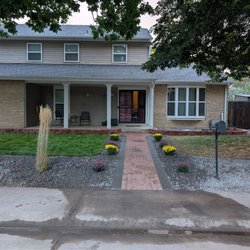 Rios Brothers Landscaping - Rock work, irrigation, new sod, paver walkway, retaining planter boxes