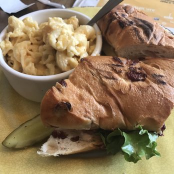 Cafe Strudel - Turkey with Navarro on toasted cranberry baguette. Yum! - New American Near Me - West Columbia, South Carolina