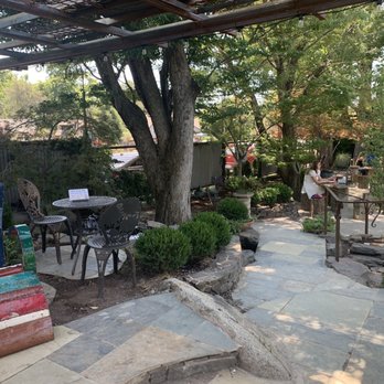 High Hand Nursery - View of tables and patio - Nurseries & Gardening Near Me - Loomis, California