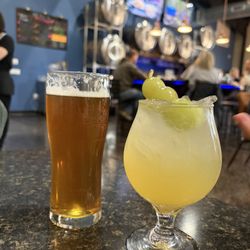 Fence Road Farm Brewery - Beer and Yuzu Grape Spritz cocktail
