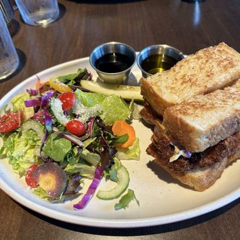 Culinary Dropout - Crispy Chicken Kastu and salad - New American Near Me - Charlotte, North Carolina Culinary Dropout - Crispy Chicken Kastu and salad - New American Near Me - Charlotte, North Carolina