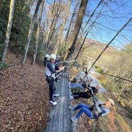 Zip lining