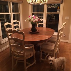 After - my french country breakfast nook is complete!