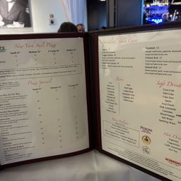 Pizza and Drink menu Pizza and Drink menu