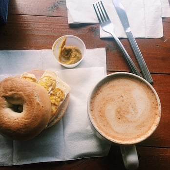 MOD Coffeehouse - Turkey and brie bagel. Totally filling. - Coffee & Tea Near Me - Galveston, Texas