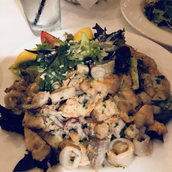 Cafe Santorini - Seafood salad. - Italian Near Me - Pasadena, California Cafe Santorini - Seafood salad. - Italian Near Me - Pasadena, California