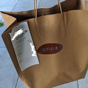 Spruce - 2 burgers, 2 fries, 2 Manhattans to go ... Paid via DoorDash, in and out in 10 min. Will be back soon! - American Near Me - San Francisco, California Spruce - 2 burgers, 2 fries, 2 Manhattans to go ... Paid via DoorDash, in and out in 10 min. Will be back soon! - American Near Me - San Francisco, California