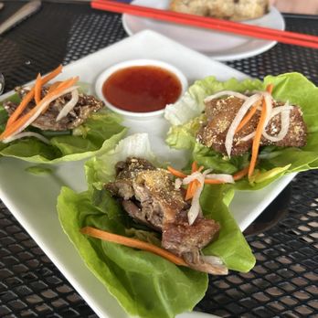 Pearl Restaurant & Oyster Bar - Crispy duck confit lettuce wraps - Asian Fusion Near Me - Peterborough, New Hampshire Pearl Restaurant & Oyster Bar - Crispy duck confit lettuce wraps - Asian Fusion Near Me - Peterborough, New Hampshire