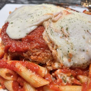 Lascala’s Fire - Chicken parm with penne pasta - Italian Near Me - Philadelphia, Pennsylvania Lascala’s Fire - Chicken parm with penne pasta - Italian Near Me - Philadelphia, Pennsylvania