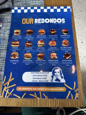 Menu photo 1 Redondos Miami, FL