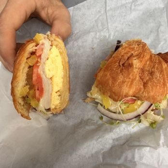 N Street Cafe - Croissant Sandwich with egg, turkey, pepper jack, & all the veggies - Sandwiches Near Me - Sacramento, California N Street Cafe - Croissant Sandwich with egg, turkey, pepper jack, & all the veggies - Sandwiches Near Me - Sacramento, California