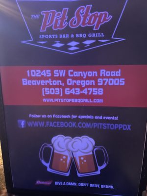 The Pit Stop Sports Bar & BBQ Grill by null